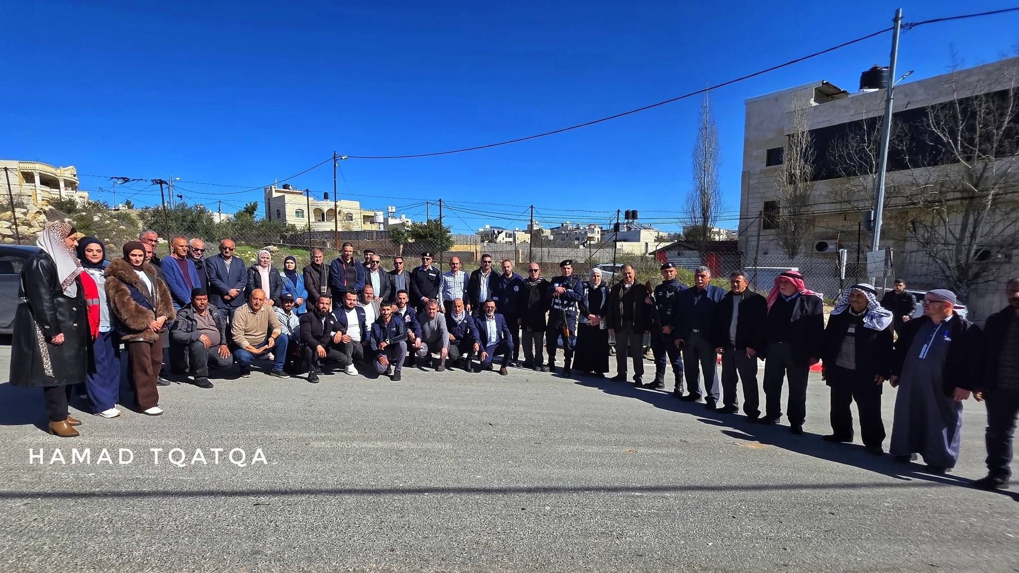وزارة الزراعة تستكمل تنفيذ حملة "بيت فجار خضراء خالية من التلوث" ضمن حملة تخضير فلسطين.