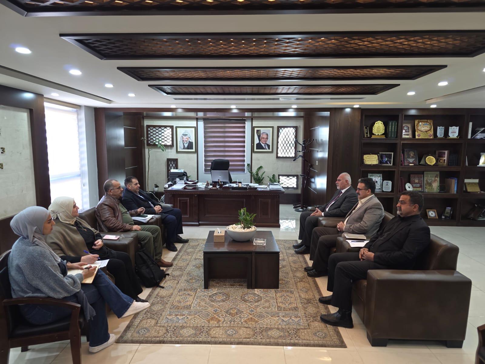 The Minister of Agriculture discusses with ANERA expanding the partnership to enhance food security and the resilience of farmers