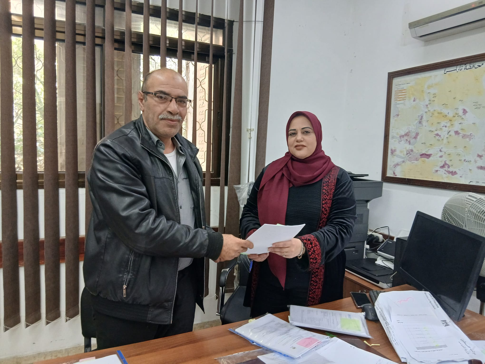 Ministry of Agriculture: Nablus Agriculture Directorate and FAO sign investment support agreements within MAP II projects with a total value of (1,567,768) shekels 12