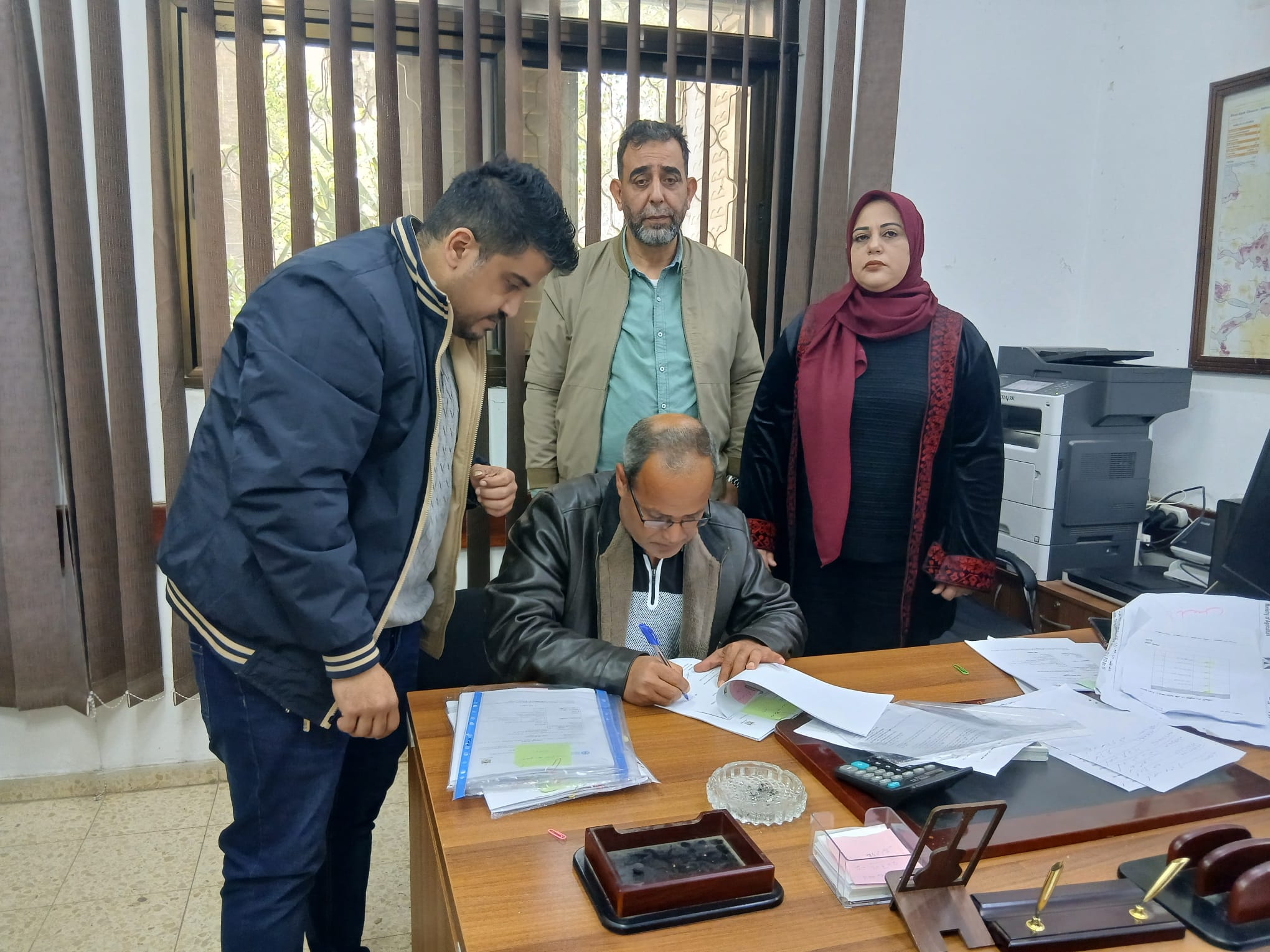 Ministry of Agriculture: Nablus Agriculture Directorate and FAO sign investment support agreements within MAP II projects with a total value of (1,567,768) shekels 10