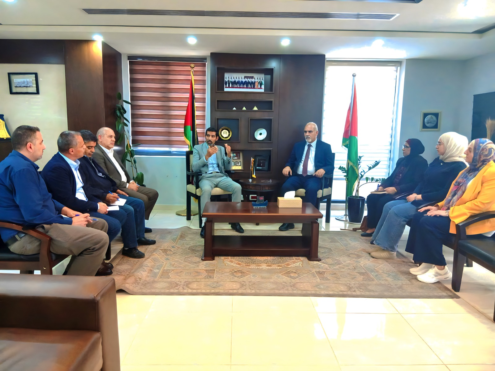 الوزير سليمية يبحث مع مجلس نقابة المهندسين الزراعيين المنتخب سبل تطوير التعاون المشترك لخدمة القطاع الزراعي.