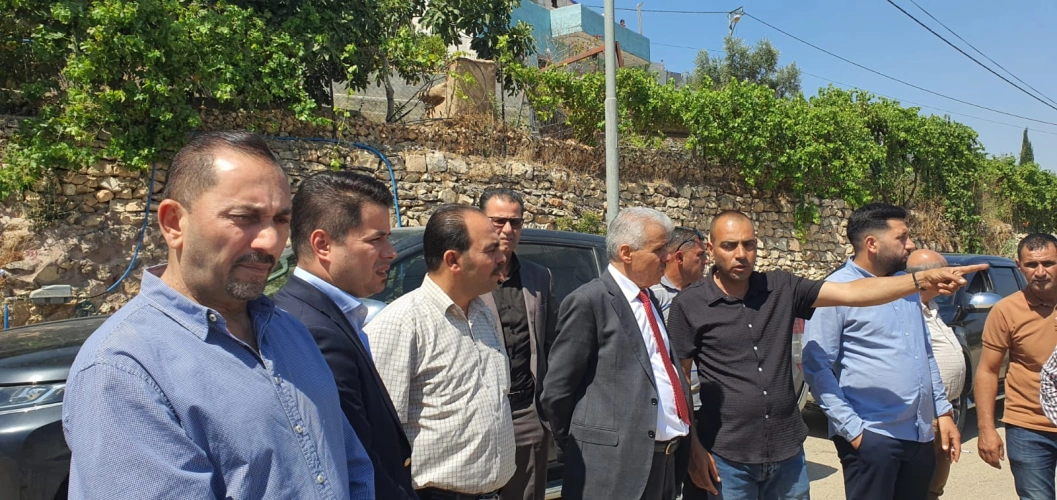 The Ministry of Agriculture participates in a government delegation visiting the town of Um Safa to strengthen the resilience of citizens and farmers.