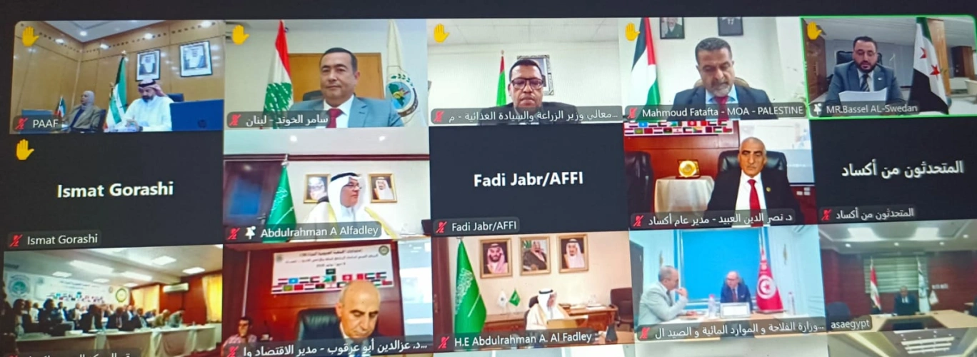 Palestinian success at the ACSAD General Assembly... Confirmation of the completion of procedures for opening the permanent office in Palestine and the adoption of an initiative to enhance Arab agricultural cooperation.
