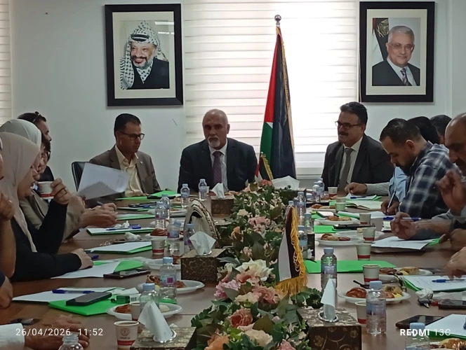 The Ministry of Agriculture and the Wall and Settlement Resistance Commission discuss the best mechanisms for documenting the occupation's violations and ways to protect the land and enhance the resilience of farmers