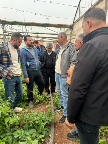 Ministry of Agriculture: As part of the activities of the (IFAD II) project, Nablus Agriculture Directorate conduct an exchange visit for 20 farmers from Beit Furik and Beit Dajan to model farms in Tubas