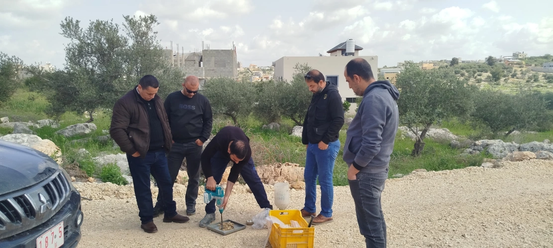 Ministry of Agriculture: Tulkarem Agriculture Directorate and Agricultural Relief receive the rehabilitation of a 1.5 km agricultural road in Iktaba with funding from the Arab Fund for Economic and Social Development