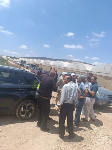 The Ministry of Agriculture, We Effect Foundation, and ARIJ Institute conduct a field visit to a number of agricultural projects planned for implementation within the LIFT-Palestine program in the town of Aqaba