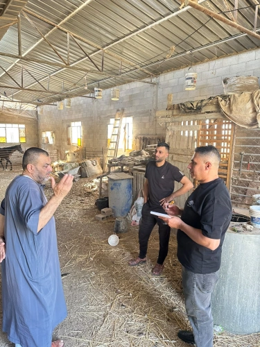 **Ministry of Agriculture:** The Northern Hebron agricultural assistance team has completed field visits to three farmers to assess their needs and readiness for EU\-funded projects worth approximately NIS 347,000\.