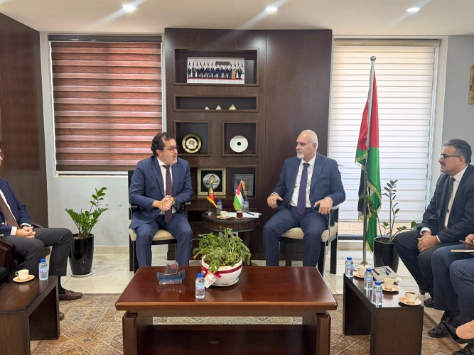 Ministry of Agriculture: Slaimiya discusses accelerating agricultural cooperation and strengthening food security with the representative of Portugal.