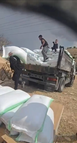 Under the supervision of Jerusalem Agriculture and funded by the Humanitarian Fund, Agricultural Relief distributed 198 tons of barley to 165 livestock breeders across six local communities, including Jaba’ and Wadi Sneysel