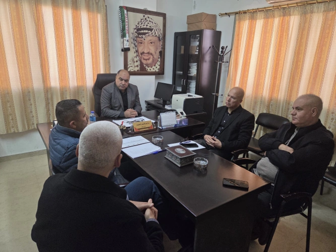 Ministry of Agriculture: Salfit Agriculture and Palestinian Hydrologists discuss the implementation of (LIFT) project in Marda, Kafr Haris, Haris, Qira and Deir Istiya