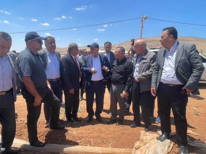 Slaimiyeh at Ras al-Ahmar–Atuf warned that threats to 42,000 dunums and the isolation of over 180,000 dunums in the Jordan Valley endanger Palestinian agricultural land and require urgent protection measures.