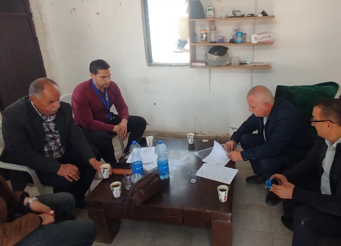 Ministry of Agriculture: Tulkarem Agriculture Directorate signs an agreement with Islamic Relief (France) and the Modern Irrigation Project Well Committee/Pharaoh to establish a 50 kW solar power station