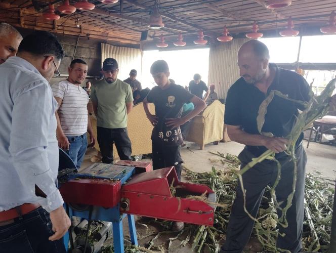 Northern Jordan Valley Directorate/Tubas conducts a training for 40 farmers in Bardala, funded by the IBSA Fund, to strengthen livestock resilience under &ldquo;My Initiative" project