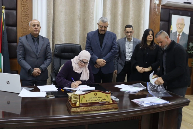 Ministry of Agriculture: Jenin Agriculture Directorate and FAO sign 6 agricultural project agreements worth approximately 2.2 million shekels within the (MAP2) project