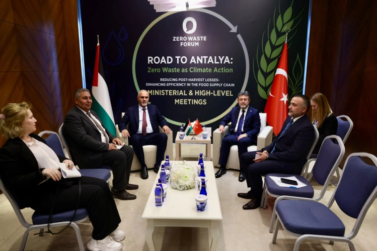 Ministry of Agriculture: Slaimiya raises the challenges and needs of the Palestinian agricultural sector and its reconstruction in Gaza during the Food Loss Forum in Istanbul.