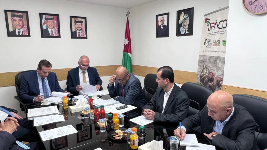 The General Assembly of the Jordanian-Palestinian Company for Marketing Agricultural Products holds its annual meeting in Amman