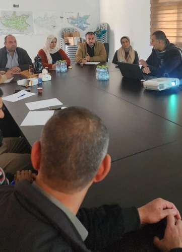 Ministry of Agriculture: The General Directorate of Agricultural Water and Irrigation discusses a plan to promote the safe use of treated water and sanitation safety in Nablus and Tulkarem
