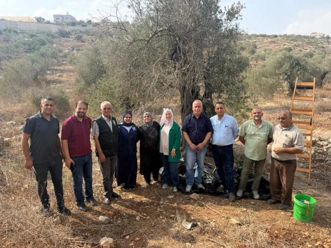 🔴اللجنة المحلية للحملة الوطنية لموسم قطف الزيتون في طولكرم تنفّذ الفعالية الثانيه في بلدة شوفه لإسناد المزارعين.