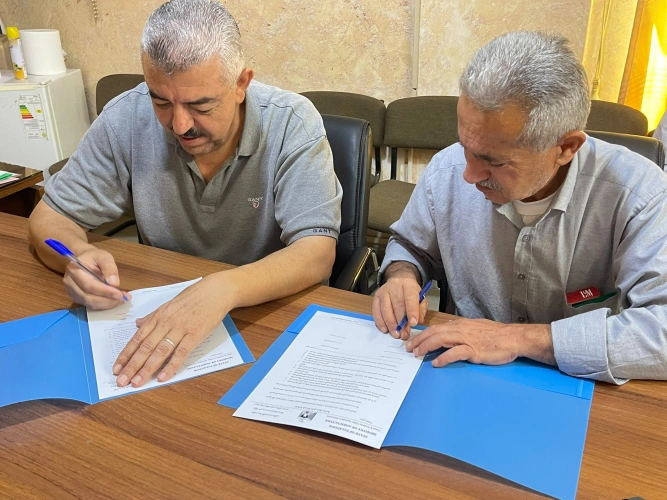 The Ministry of Agriculture and the municipality of Tammoun sign an agreement to build agricultural roads to enhance farmers' access to their lands.