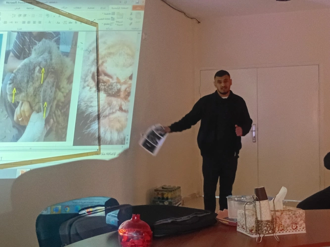 As part of "My Initiative" project, and with funding from IBSA Fund, the Ministry of Agriculture and the UNDP conduct sheep management training for 20 farmers in the Al-Sarra/Dura area
