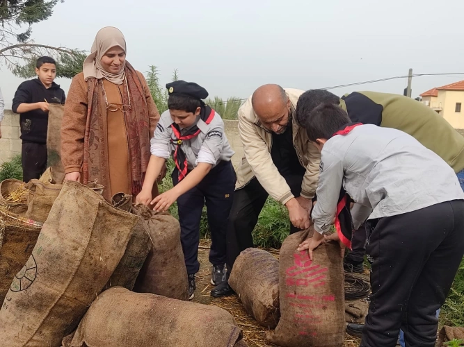 Ministry of Agriculture: Tulkarm Agriculture Directorate is Implementing the "Mushroom Cultivation Observation" event at Far'oun Boys Secondary School, with the aim of developing entrepreneurial economic projects