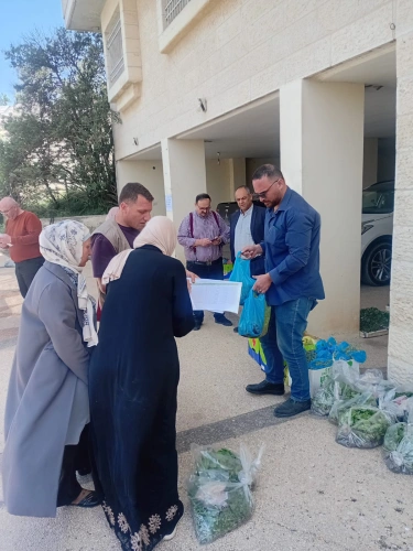 North Hebron Agriculture Directorate , with partners, distributed 15,750 seedlings and seeds to 21 beneficiaries in Halhul to establish home gardens, funded by the Creek Foundation