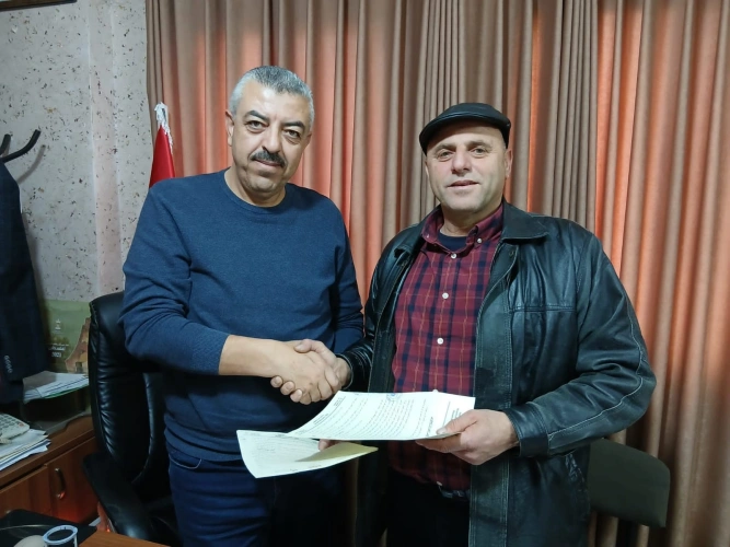 The Ministry of Agriculture signs an agreement to establish a public park on an area of 30 dunums in Al-Jalama, north of Jenin Governorate.