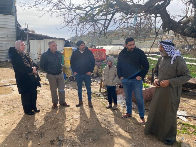 Ministry of Agriculture: The technical committee in Hebron receives 8 agricultural projects worth about 300,000 shekels within the agricultural assistance program funded by the European Union in Hebron, Tarqumiya and Idhna