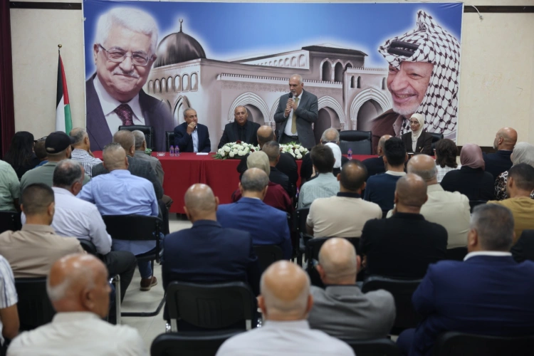 Slaimiya visits Jenin Governorate, meets with its governor, and holds an extensive meeting at the governorate headquarters with the heads of local authorities to discuss the 2026 olive harvest season and Israeli attacks