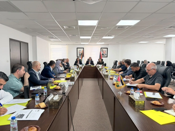 The Ministry of Agriculture and partner institutions hold the fourth session of the Higher Steering Committee for the Palestinian Agricultural Insurance Development and Sustainability Project, coinciding with a workshop to exchange lessons learned.
