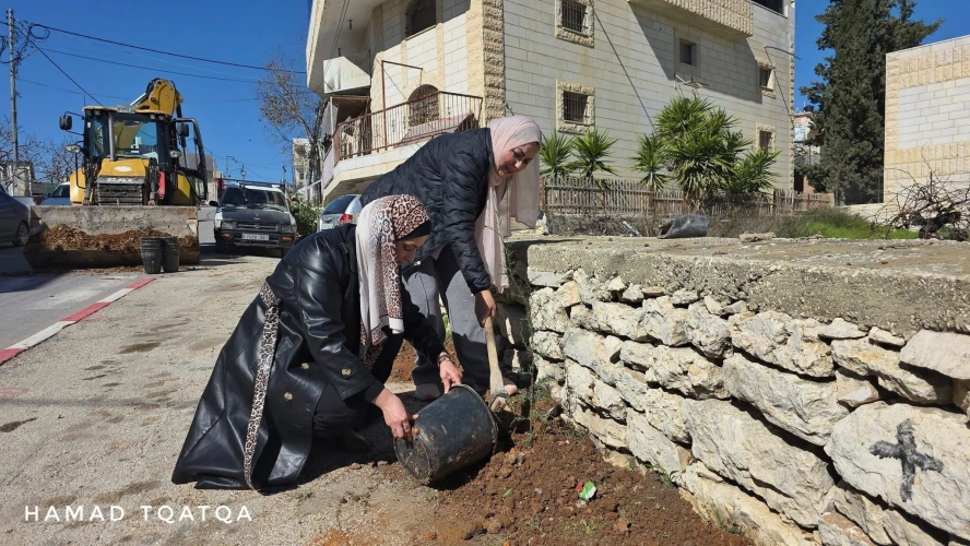 The Ministry of Agriculture completes the implementation of the “Green, Pollution-Free Beit Fajjar” campaign as part of the Greening Palestine campaign.