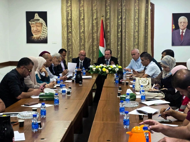 Ministry of Agriculture: The local committee for the &ldquo;Olive 2026&rdquo; campaign in Tulkarem held a meeting to discuss preparations and strengthen support for farmers.