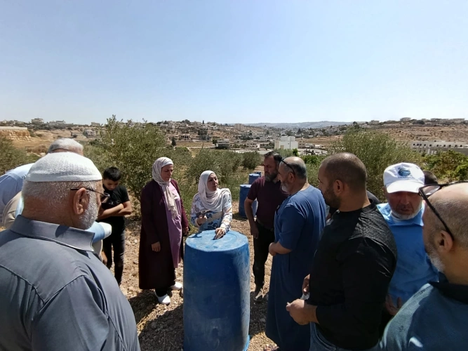 🔴 وزارة الزراعة: زراعة شمال الخليل بالتعاون مع برنامج الأمم المتحدة الإنمائي تنفذ لقاءً إرشادياً لـ20 مزارعاً حول الري التكميلي لأشجار الزيتون ضمن مشروع "مبادرتي" في بيت أولا.