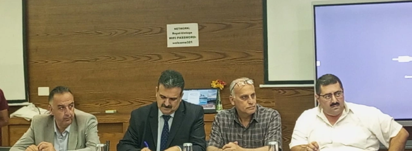 وزارة الزراعة تفتتح ورشة تدريبية حول تحليل البيانات المناخية لدعم الزراعة المرنة مناخيا في فلسطين.